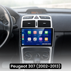 Peugeot 307 02-13 - 9" rádió Apple CarPlay és Android Auto funkcióval