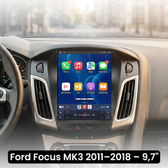Ford Focus 11–18 – 9,7 hüvelykes rádió Apple CarPlay és Android Auto funkcióval