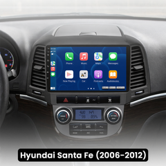 Hyundai Santa Fe 2006-2012 – 9" rádió Apple CarPlay és Android Auto funkcióval