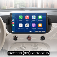 Fiat 500 07-15 - 9" rádió Apple CarPlay és Android Auto funkcióval