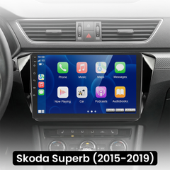 Skoda Superb 15-19 - 10,1" rádió Apple CarPlay és Android Auto funkcióval