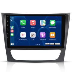 Mercedes-Benz W211 – 9" rádió Apple CarPlay és Android Auto funkcióval