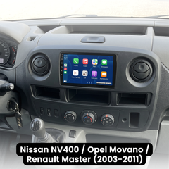 Nissan NV400/Opel Movano/Renault Master 03-11 - 10.1 "Rádió Apple CarPlay és Android Auto segítségével