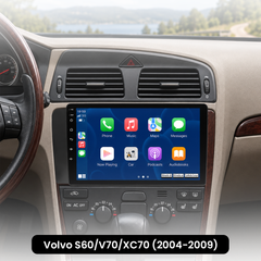 Volvo S60/V70/XC70 04-07 – 9" rádió Apple CarPlay és Android Auto funkcióval