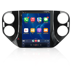 VW Tiguan 10–16 – 9,7” rádió Apple CarPlay és Android Auto funkcióval