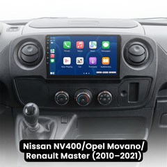 Nissan NV400/Opel Movano/Renault Master 11-19 - 10,1" rádió Apple CarPlay és Android Auto funkcióval