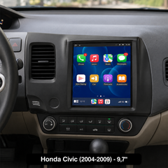 Honda Civic 2004-2009 - 9,7" autórádió Apple CarPlay és Android Auto funkcióval 