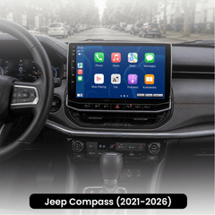 Jeep Compass 2021-2026 - 10,1" rádió Apple CarPlay és Android Auto támogatással 