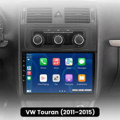 VW Touran 11-15 - 10,1" rádió Apple CarPlay és Android Auto funkcióval