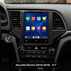 Hyundai Elantra 2016-2018 – 9,7"-os rádió Apple CarPlay és Android Auto támogatással 