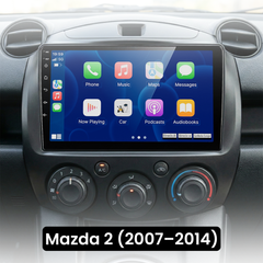 Mazda 2 (2007–2014) 9" autórádió – Apple CarPlay és Android Auto