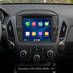 Hyundai ix35 2010-2015 – 9,7" autorádió Apple CarPlay és Android Auto támogatással 