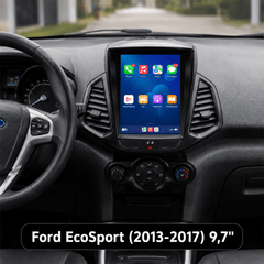 Ford EcoSport 2013-2017 - 9,7" rádió Apple CarPlay és Android Auto támogatással 