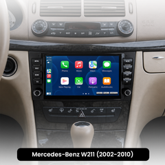 Mercedes-Benz W211 – 8" rádió Apple CarPlay és Android Auto funkcióval