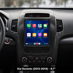 Kia Sorento 2013-2014 - 9,7" autorádió Apple CarPlay és Android Auto támogatással 
