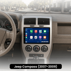 Jeep Compass 2007-2009 - 10,1" autorádió Apple CarPlay-jel és Android Auto-val 