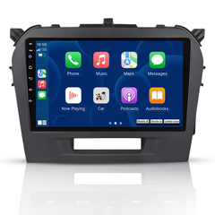 Suzuki Vitara 14-18 - 9" rádió Apple CarPlay és Android Auto funkcióval