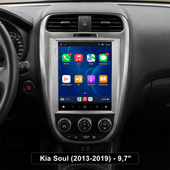 Kia Soul 2013-2019 - 9,7"-os rádió Apple CarPlay és Android Auto támogatással 