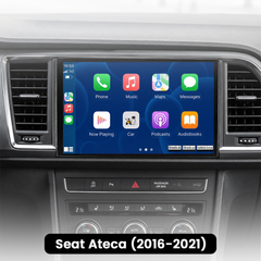 Seat Ateca 16-21 - 9" rádió Apple CarPlay és Android Auto támogatással 