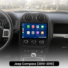 Jeep Compass 2010-2016 - 10,1" rádió Apple CarPlay és Android Auto támogatással 