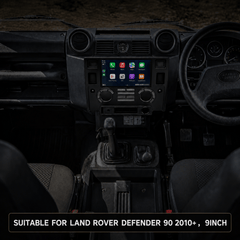 Land Rover Defender 2007-2016 - 9" autórádió Apple CarPlay és Android Auto támogatással 