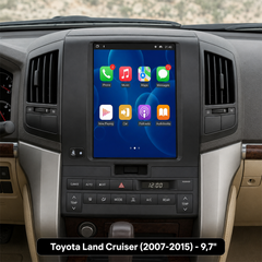 Toyota Land Cruiser 2007-2015 - 9,7" rádió Apple CarPlay és Android Auto támogatással 