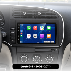 Saab 9-5 2005-2011 – 9” rádió Apple CarPlay és Android Auto funkcióval 