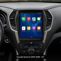 Hyundai Santa Fe 2015-2018 - 9,7" rádió Apple CarPlay és Android Auto támogatással 