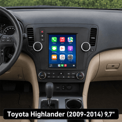 Toyota Highlander 2009-2014 - 9,7" autórádió Apple CarPlay és Android Auto rendszerrel 