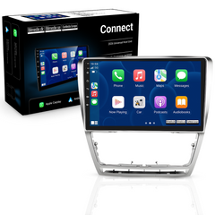 Skoda Octavia 08-13 - 10,1" rádió Apple CarPlay és Android Auto funkcióval