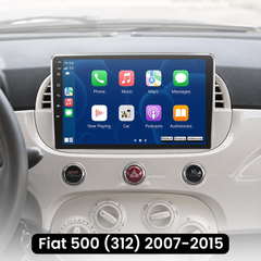 Fiat 500 07-15 - 9" rádió Apple CarPlay és Android Auto funkcióval