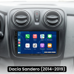 Dacia Logan/Sandero – 9" rádió Apple CarPlay és Android Auto funkcióval