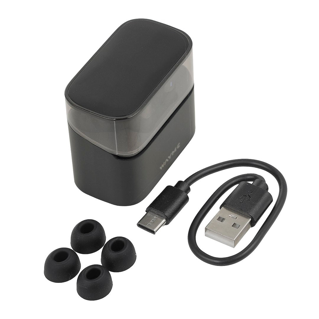 In-ear fülhallgató töltőtokkal és USB-C töltéssel