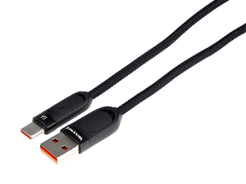 USB–USB-C kábel mikroszálas fonott borítással és spirál kialakítással