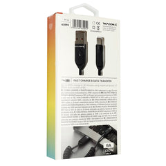 Fonott USB-C töltő- és szinkronkábel, akár 100 W teljesítménnyel