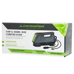 CARMOTION légkompresszor digitális nyomásméréssel és LED-fénnyel