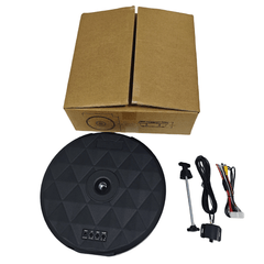 12" csomagtartó mélynyomó pótkerékhelyre – 800 W-os lapos autós mélynyomó 