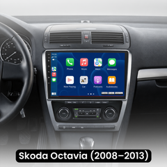 Skoda Octavia 08-13 - 10,1" rádió Apple CarPlay és Android Auto funkcióval