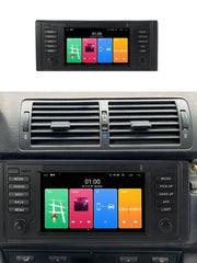 BMW E39 – 7"-os autórádió Apple CarPlay és Android Auto támogatással – Bilmedie.dk
