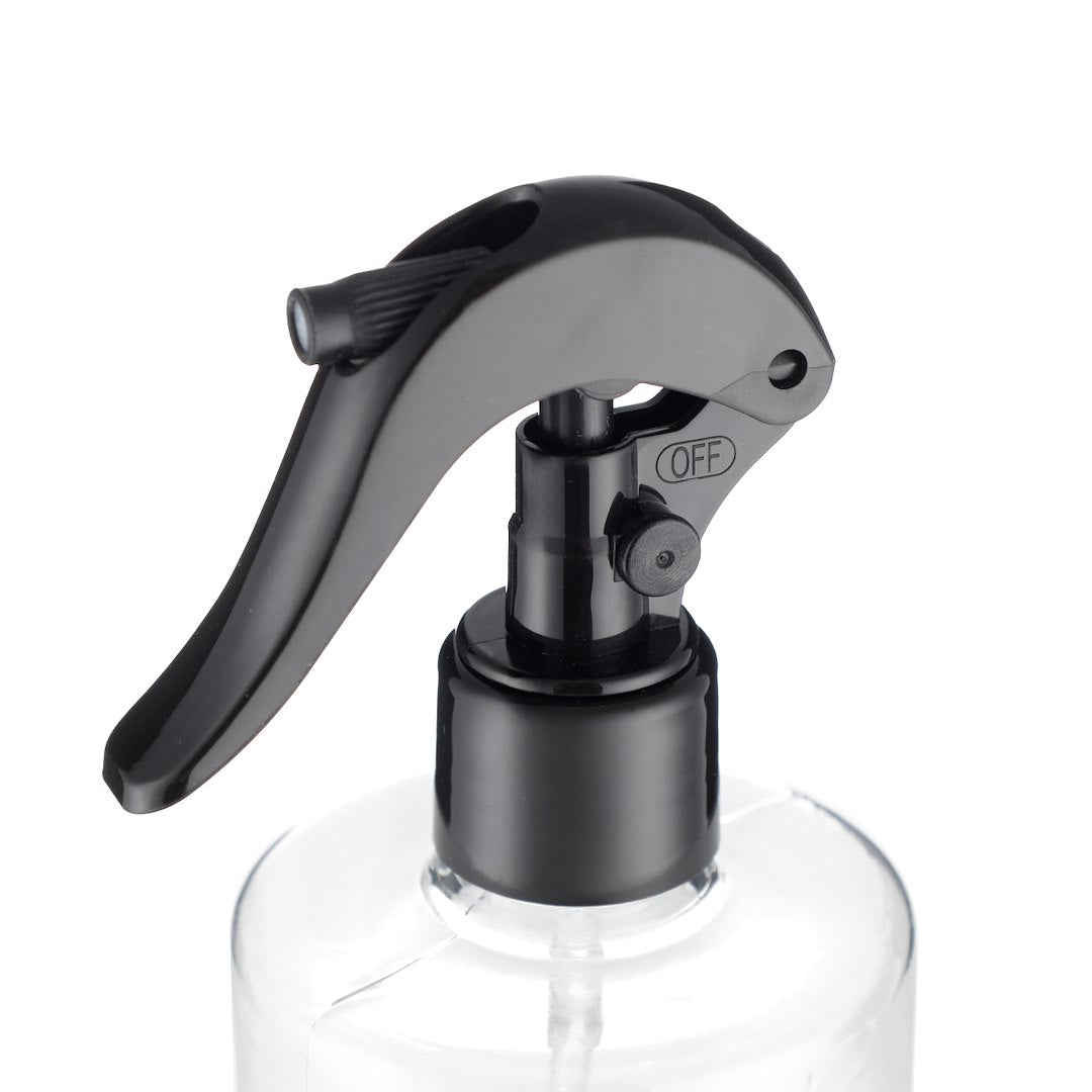 Átlátszó, 500 ml-es permetezőflakon ergonomikus fogással