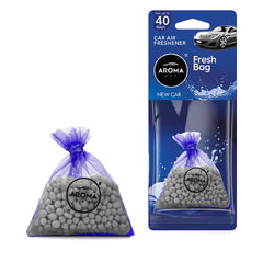 Aroma Car Fresh Bag bilduft med New Car-duft og keramiske granulatkorn
