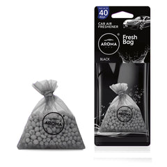 Aroma Fresh Bag Black duftpose til bil med keramikperler