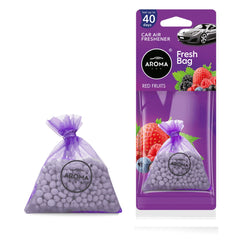 Aroma Fresh Bag Red Fruits autós illatzsák kerámia gyöngyökkel
