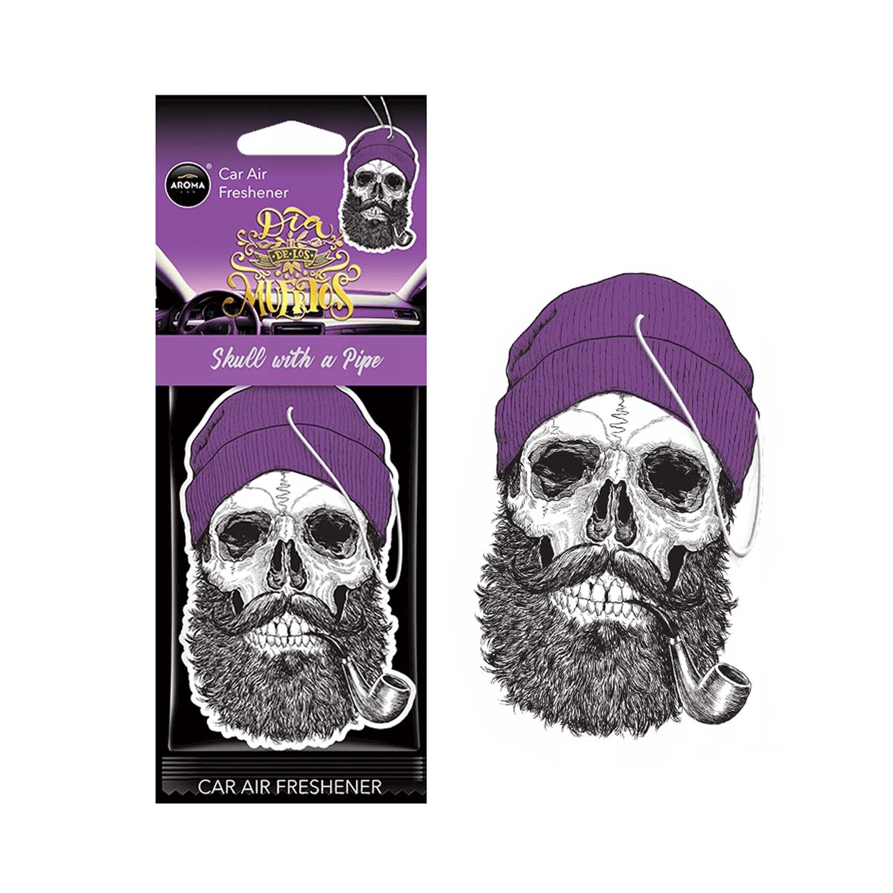 Koral Muertos Skull-luftfrisker til bil