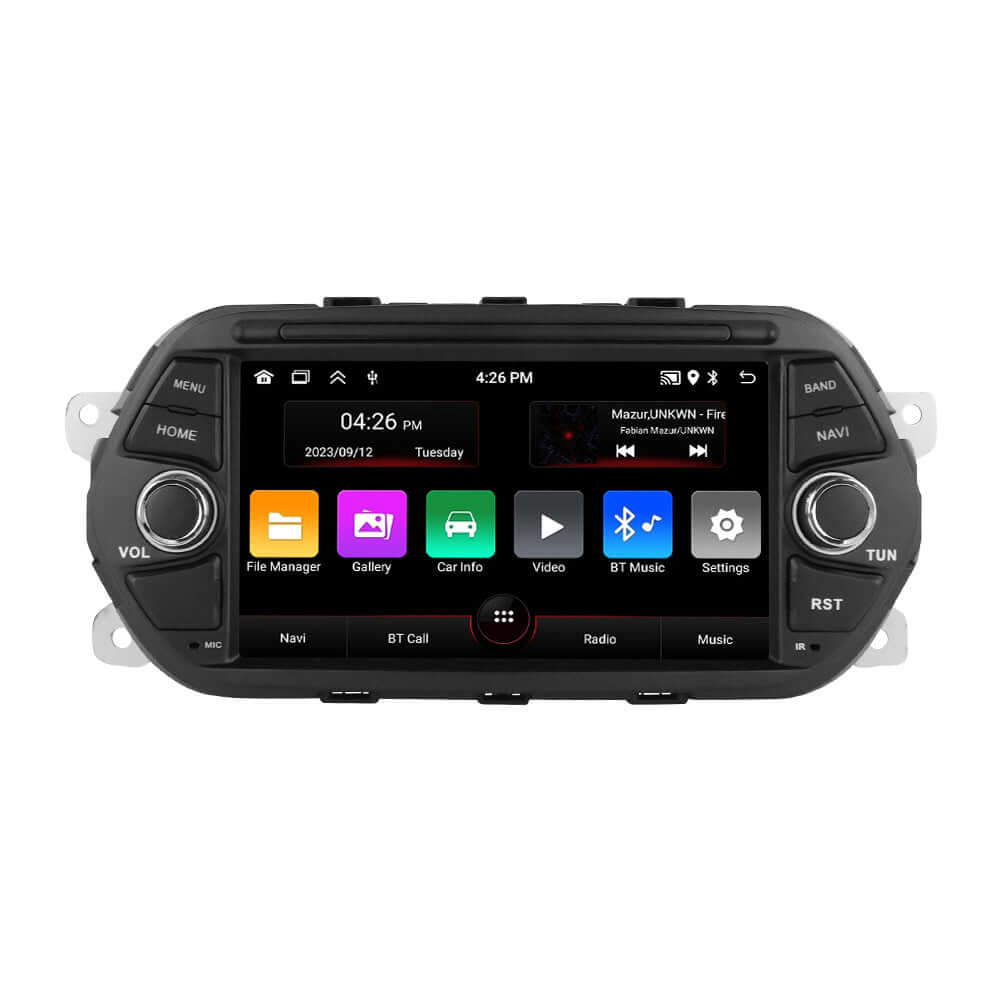 Fiat Tipo 15-19 - 7" Radio m. Apple CarPlay og Android Auto – Bilmedie.dk