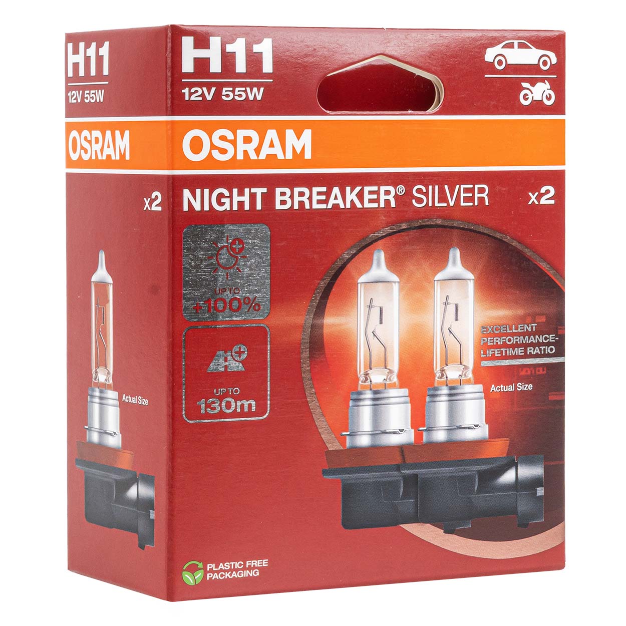 Osram H11 Night Breaker Silver halogén izzó