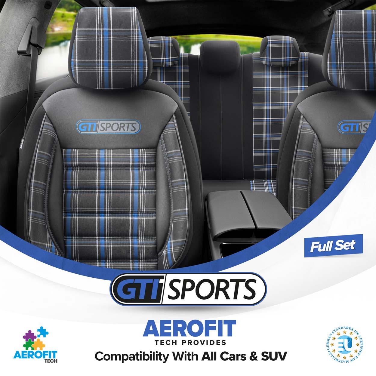 OTOM GTI 804 sædebetræk til bilens sæder
