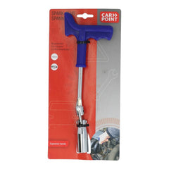 Carpoint gyertyakulcs T-markolattal, 16 mm 