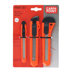 Carpoint késkészlet, 3 részes 