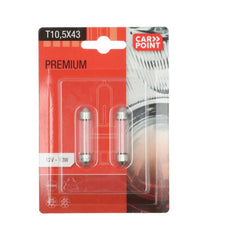 Carpoint Premium C10W autóizzó 12V, 2 db 
